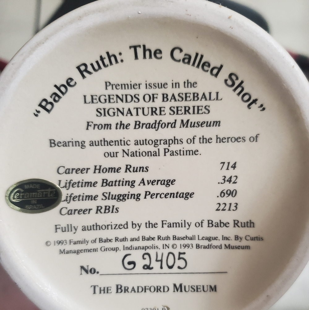 Babe Ruth stein - Picture 3 of 3